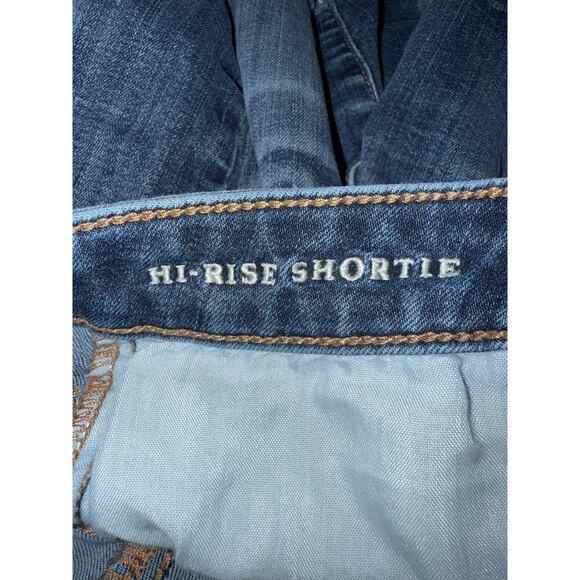 American Eagle Super Stretch Size 10 Hi-Rise Shortie Grunge Women's Shorts - Picture 3 of 5